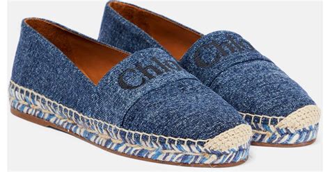 see by chloe schuhe espadrilles|chloe denim espadrille.